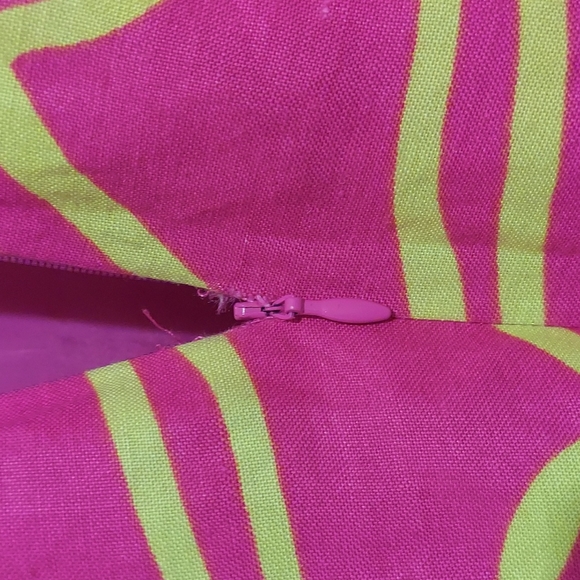 Ashley Stewart Tropical Floral Print Dress Size 24 Pink Green Chartreuse - Picture 11 of 16